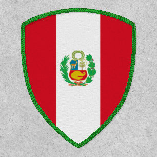Peruvian Flag, Flag of Peru Patch