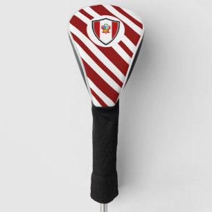 Peruvian flag golf head cover
