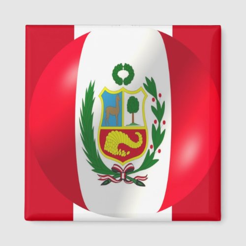 Peruvian Flag Magnet