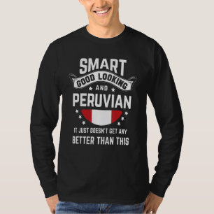 Peruvian Flag Native Pride  Peru Peruvian Roots T-Shirt
