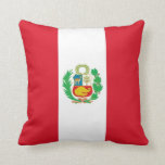 Peruvian Flag on American MoJo Pillow Peruvian Flag on American MoJo Pillow
