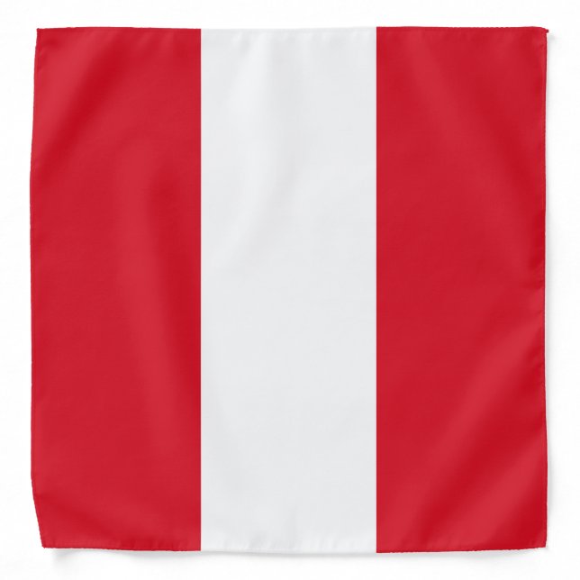 Peruvian Flag (Peru) Bandana (Front)