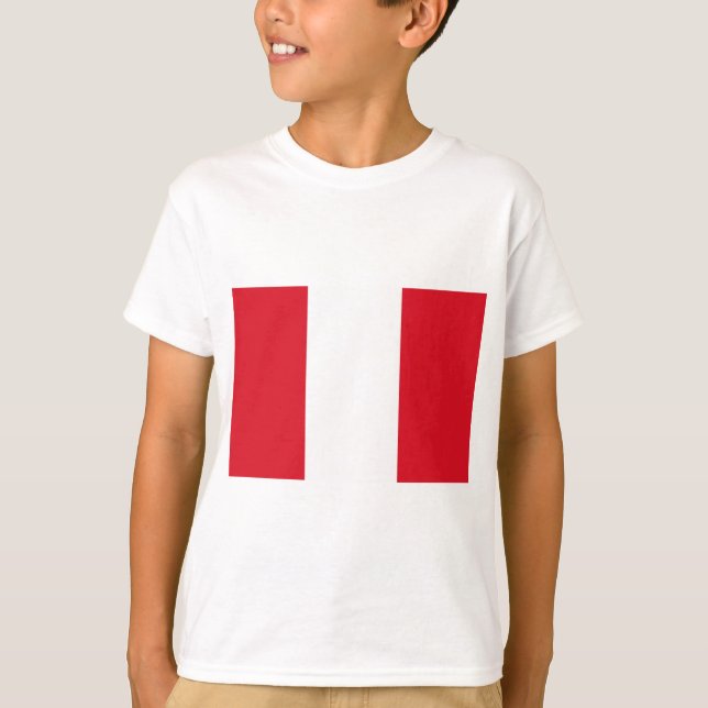 Peruvian Flag (Peru) T-Shirt (Front)