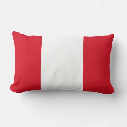 Peruvian flag pillow