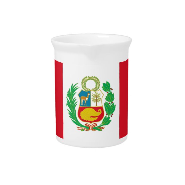 Peruvian Flag Pitcher (Front)