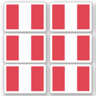 Peruvian flag sticker
