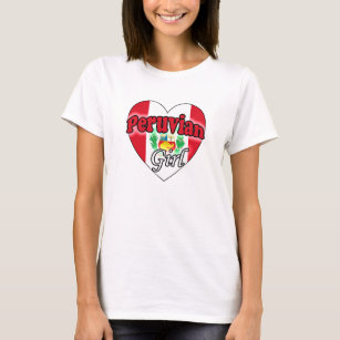 Peru Multicolor By Franelas CSS Camiseta de Peru Peruvian Gift Peruvian T-Shirt