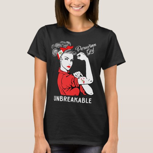 Peruvian Girl Unbreakable T_Shirt