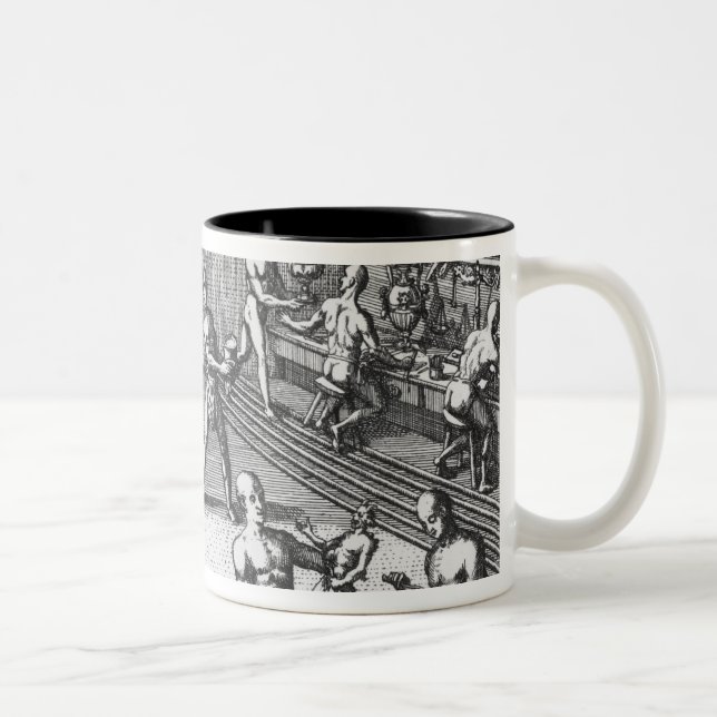 Peruvian goldsmiths Two-Tone coffee mug (Right)