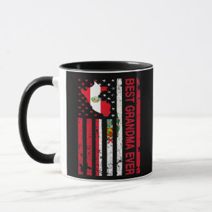 Peruvian Grandma Peru USA American Mother's Day Mug