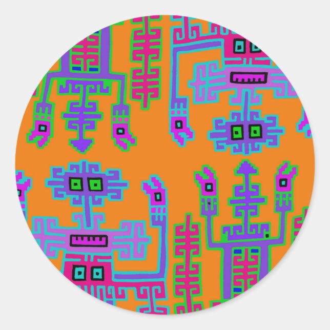 Peruvian Kings Classic Round Sticker (Front)