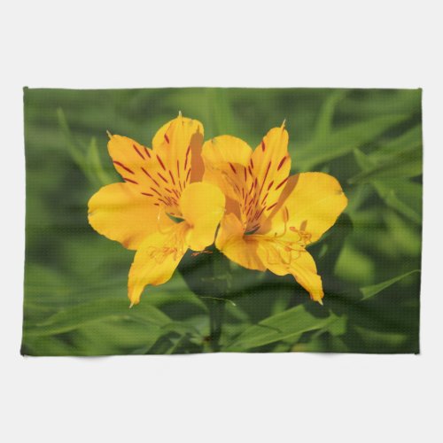 Peruvian Lilies Kitchen Towel