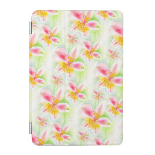 Peruvian Lily watercolor Alstroemeria art cover