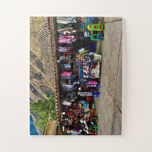 Peruvian Marketplace Textiles & Treasures Jigsaw Puzzle