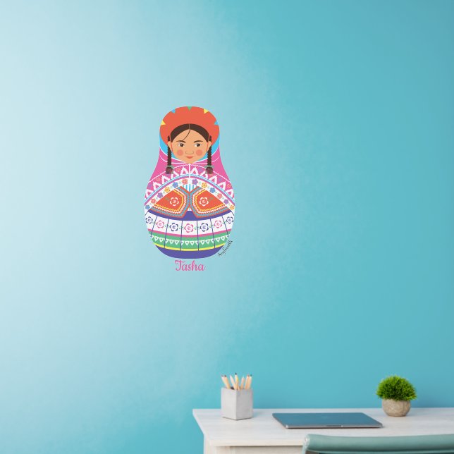 Peruvian Matryoshka Wall Decal (Home Office)