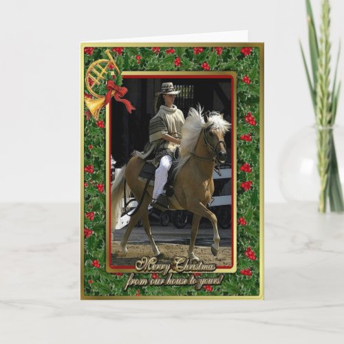 Peruvian Paso Horse Blank Christmas Card