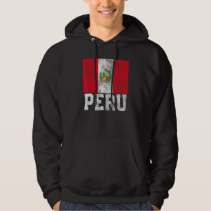 Peruvian Peru Flag Pride Roots Country Family Nati Hoodie