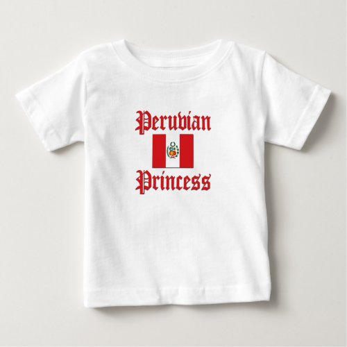 Peruvian Princess Baby T_Shirt