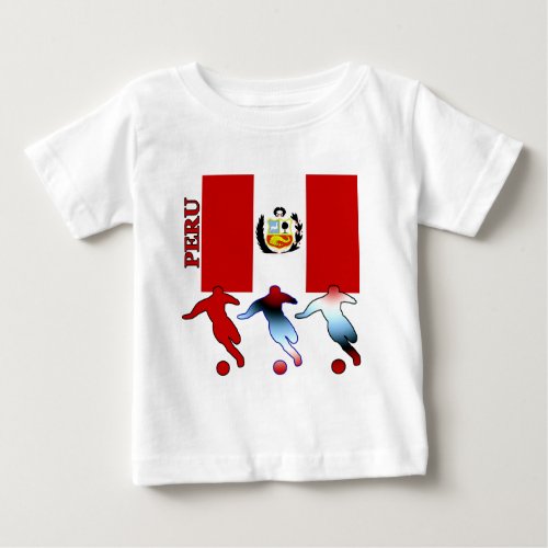 Peruvian Soccer Players Baby T_Shirt