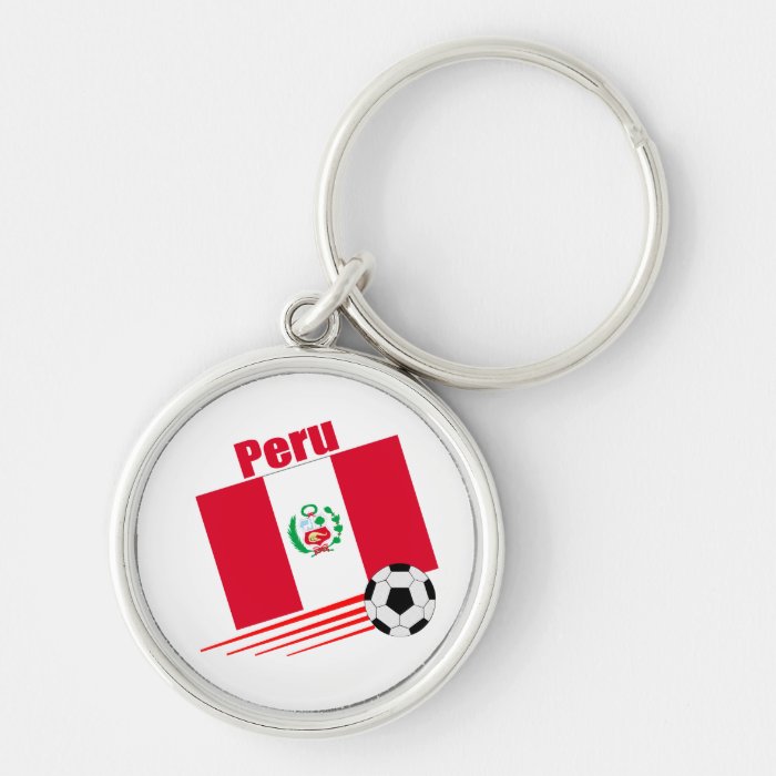 Peruvian Soccer Team Key Chains