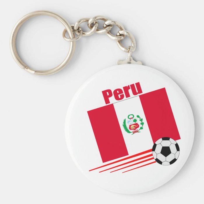 Peruvian Soccer Team Key Chains