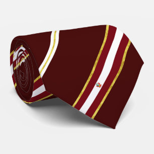 Peruvian stripes flag neck tie