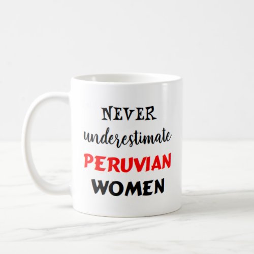 peruvian women coffee mug