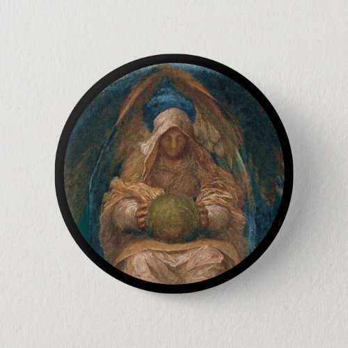 Pervading Spirit Angel Pinback Button