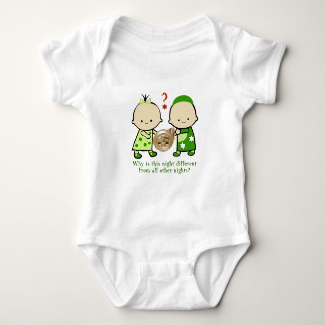 Pesach Kids Baby Bodysuit (Front)