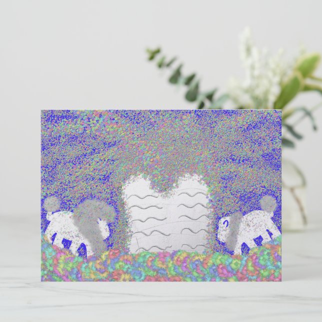 Pesach Passover Lion of Judah  Holiday Card (Standing Front)