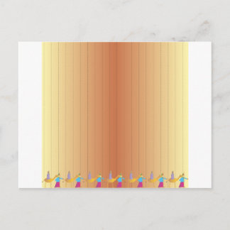 Pesah scene postcard