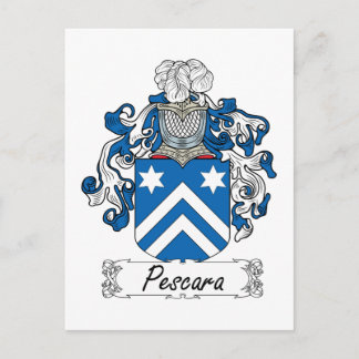 Pescara Family Crest Postcard