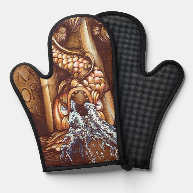 Pesce Oven Mitt (Front/Back)