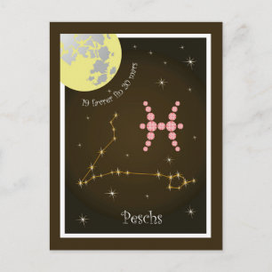 Peschs 19 favrer fin 20 mars Postkarte Postcard