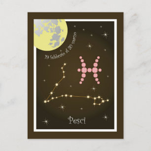 Pesci 19 febbraio al 20 marzo postcard