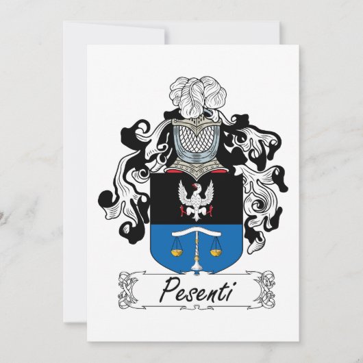 Pesenti Family Crest (Front)