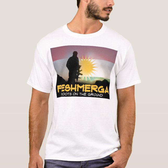 Peshmerga - Boots on the ground T-Shirt (Front)