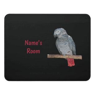 Pesk Parrot Door Name Plate Sign