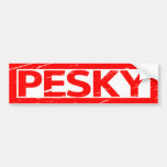 Pesky Stamp Bumper Sticker