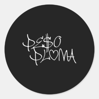 Peso Pluma Corridos Tumbados Mexico Belicos Classic Round Sticker