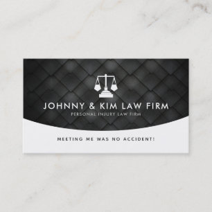 Pesonal Injury Law Firm Business Cards