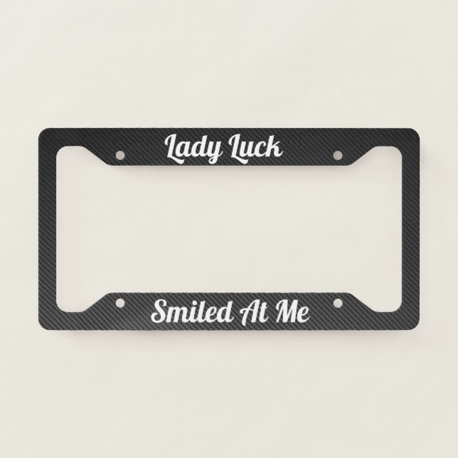 Pesonalize & Customize This License Plate Frame (Front)