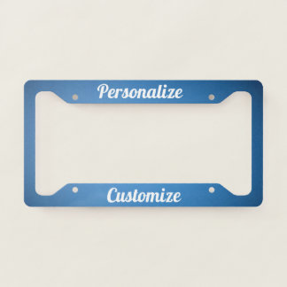 Pesonalize & Customize This License Plate Frame