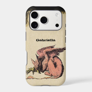 Pesonalized Vintage Alice In Wonderland iPhone iPhone 17 Pro Case