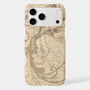 Pesonalized Vintage Writing Swirl iPhone 5 iPhone 17 Pro Max Case