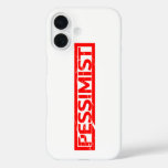 Pessimist Stamp iPhone 16 Case