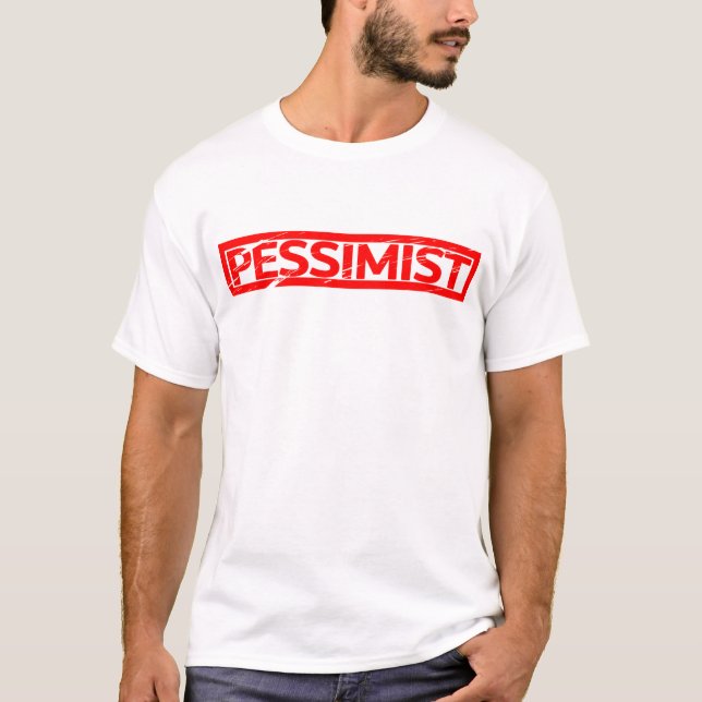 Pessimist Stamp T-Shirt (Front)