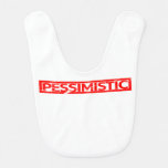 Pessimistic Stamp Baby Bib