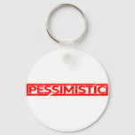 Pessimistic Stamp Keychain