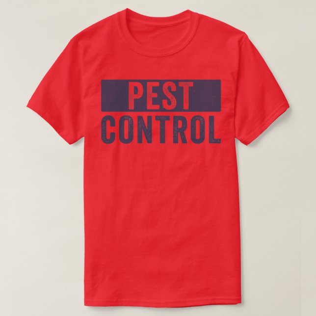 Pest Control Bug Exterminator Halloween Costume1 T-Shirt (Design Front)